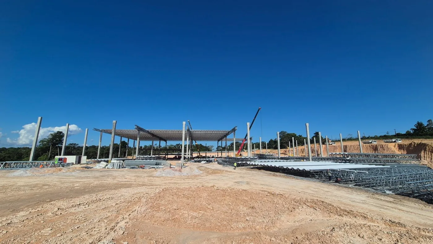 Execução de obra industrial